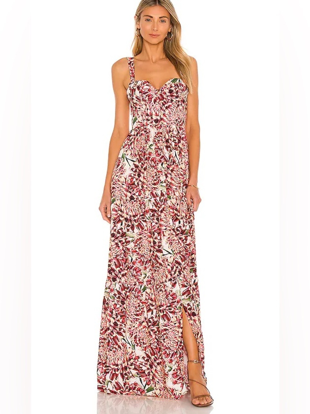 Agua Bendita Dunna Floral Bustier Sundress